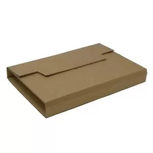 Image of Rigid Corrugated Postal Wrapper Medium 290x230x50mm Manilla Ref