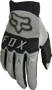 Image of FOX Dirtpaw Motocross Gloves, black-grey Size M black-grey, Size M