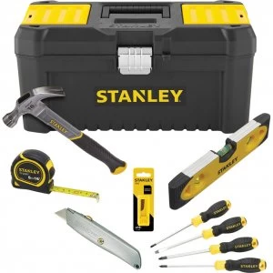 Image of Stanley 7 Piece Essential Hand Tool Kit
