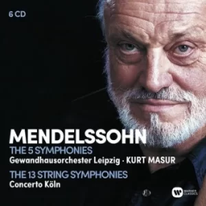 Image of Mendelssohn The 5 Symphonies/The 13 String Symphonies by Felix Mendelssohn CD Album