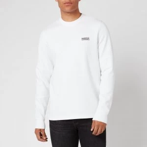 Image of Barbour International Mens Decal Long Sleeve T-Shirt - White - M