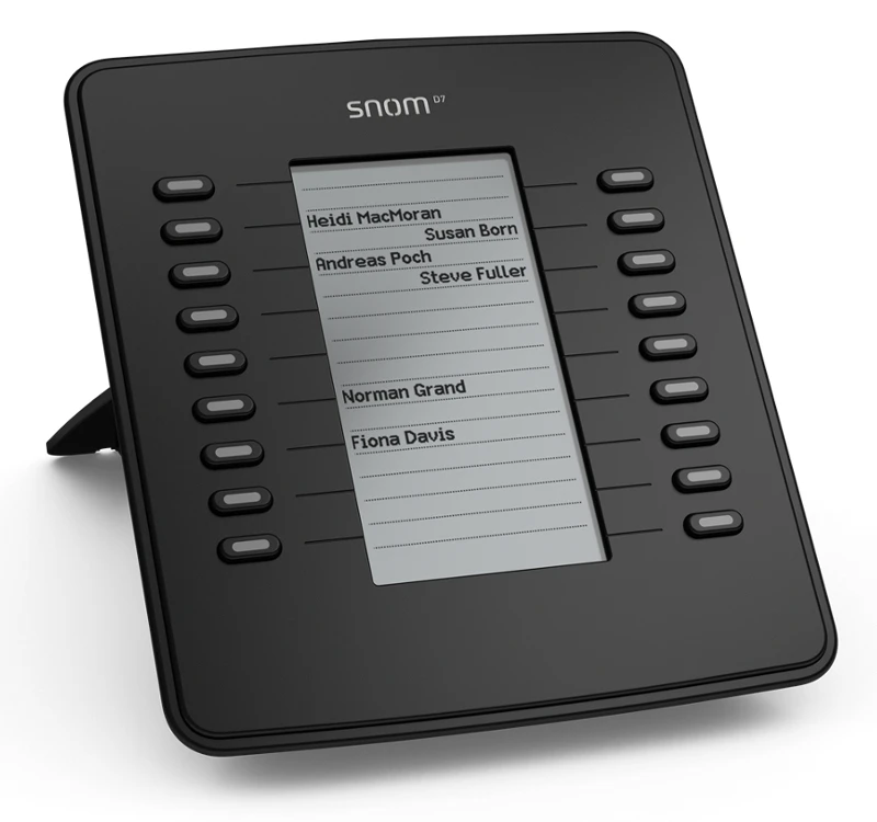 Image of Snom D7 IP add-on module Black 18 buttons
