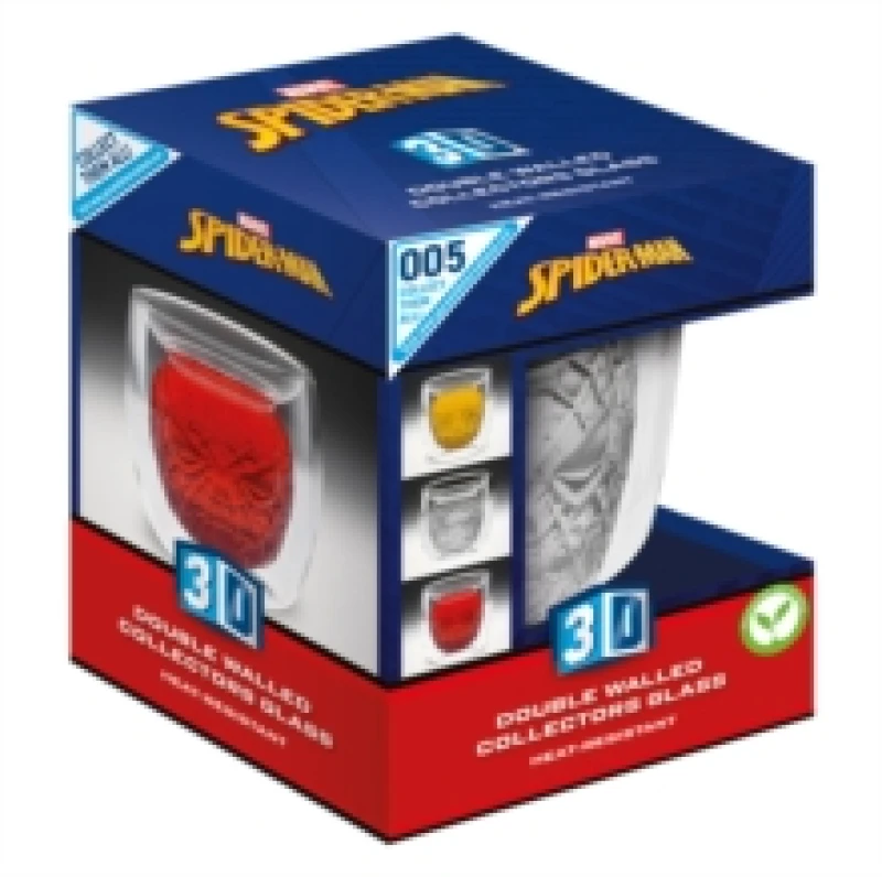 Image of Spider-Man Head 3D Feature Glass