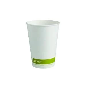Image of Planet 12oz Single Wall Cups Pack of 50 HHPLASW12