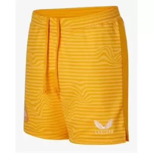 Image of Castore Newcastle United Away Goalkeeper Socks 2021 2022 - Yellow