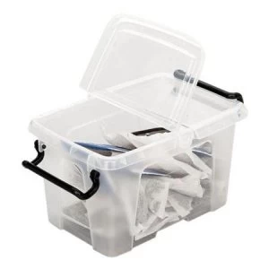 Image of Strata Smart Storemaster Box 1.7 Litre Capacity Clear Pack of 18