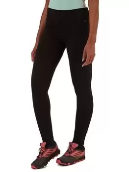 Image of Craghoppers Velocity Walking Leggings - Black, Size 10, Women
