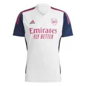 Image of adidas Arsenal Training Shirt 2022 2023 Adults - White