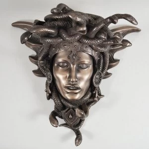 Image of Medusa Guardian Cold Cast Bronze Wall Plaque