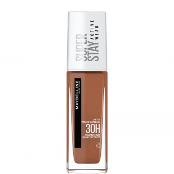 Image of Maybelline Superstay Active Wear Full Coverage 30 Hour Long-Lasting Liquid Foundation 30ml (Various Shades) - 70 Cocoa