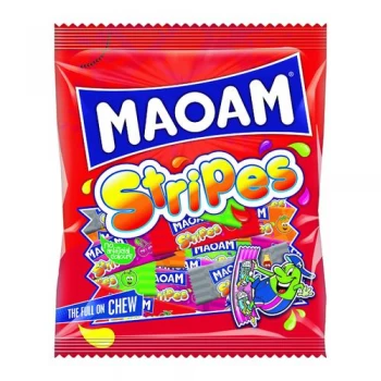 Image of Maoam Stripes Share Size Bag 140g Pack of 12 580730