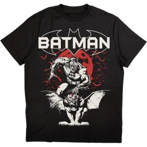 Image of DC Comics - Batman Gargoyle Unisex Medium T-Shirt - Black