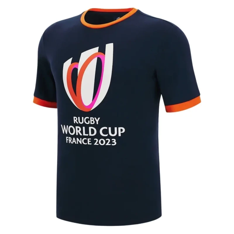 Image of Macron World Cup France 2023 T-Shirt - Blue Blue S