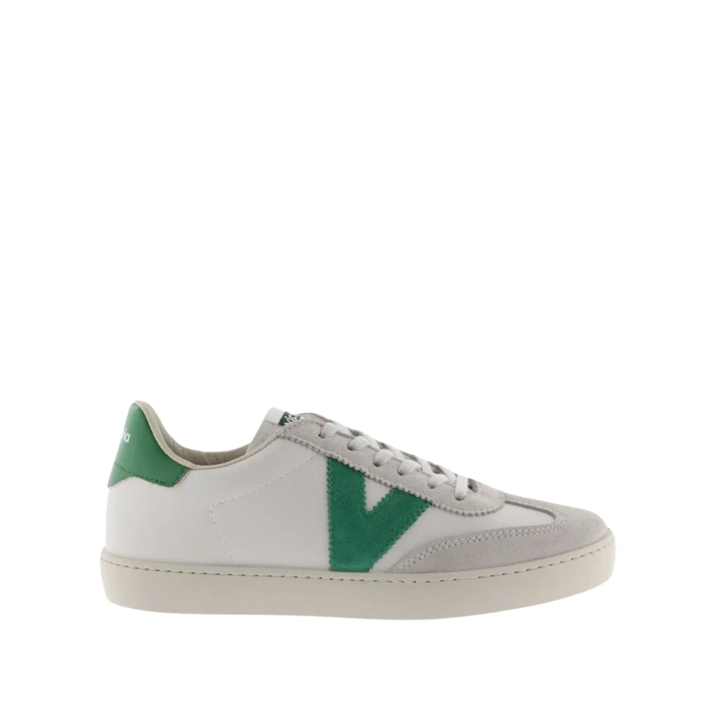 Image of Victoria Womens leather and crust leather effect Trainers Victoria Berlin Ciclista Vert Female 41