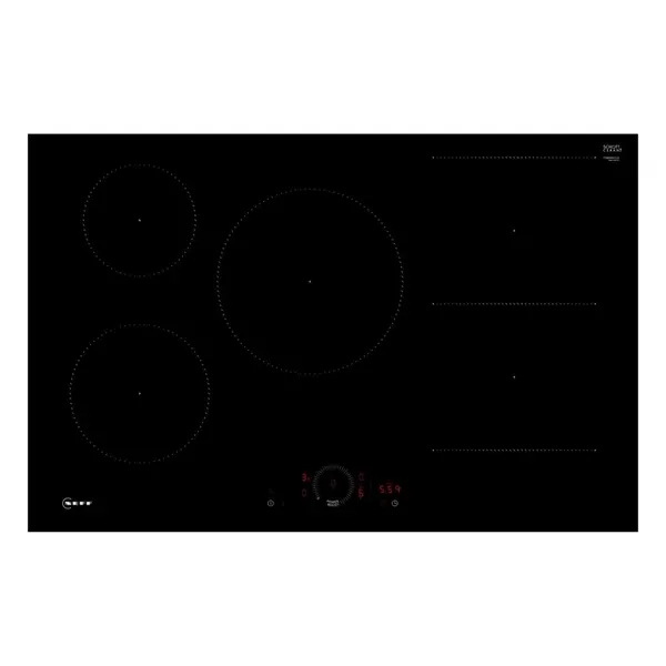 Image of Neff T58PHW1L0 N70 Series 80cm 5 Zone Induction Hob - Black T58PHW1L0 Black