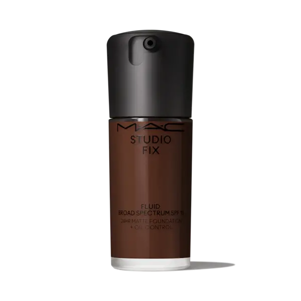 Image of MAC Studio Fix Fluid SPF 15 Foundation - NW57 - Soft-Matte Finish - 24hr Medium-To-Full Coverage - 30ml - MAC Cosmetics