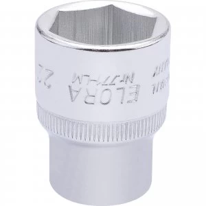Image of Elora 1/2" Drive Hexagon Socket Metric 1/2" 22mm
