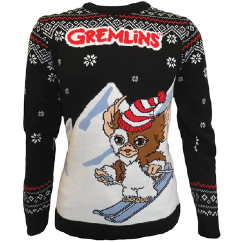 Image of Gremlins Gremlins Men Gizmo Gang Knitted Cardigan Size: Medium Multi M Male 5063693780388