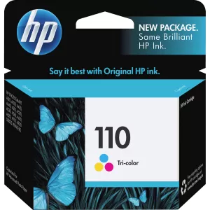 Image of HP 110 Tri Colour Ink Cartridge