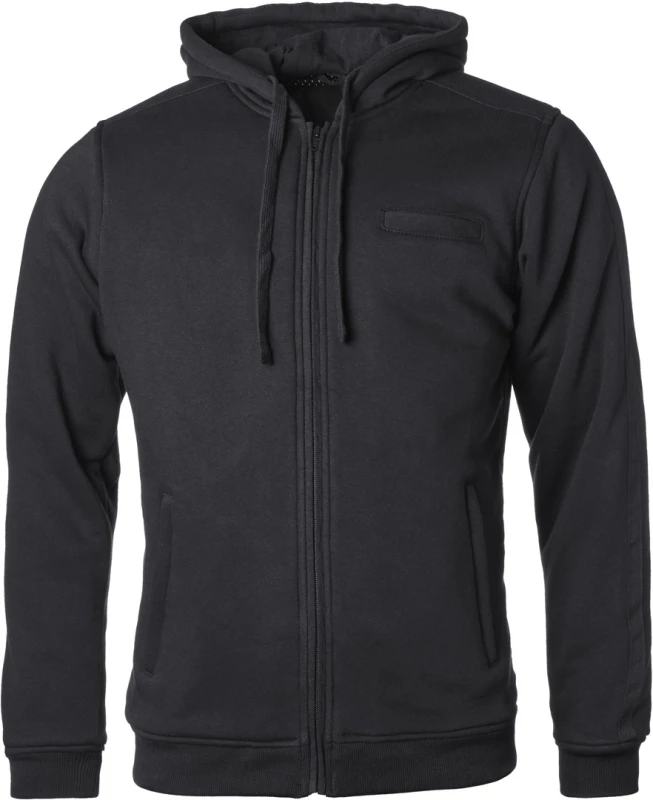 Image of GMS Cruz Motorcycle Zip Hoodie, black, Size 3XL for Men