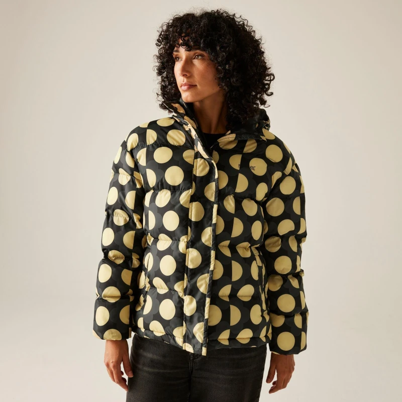 Image of Regatta Orla Kiely Padded Jacket Frilly Flower M female 8