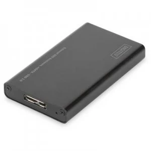 Image of Digitus DA-71112 mSATA hard drive case USB 3.0