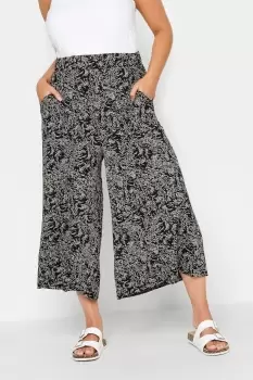 Image of Ditsy Floral Print Midaxi Culottes