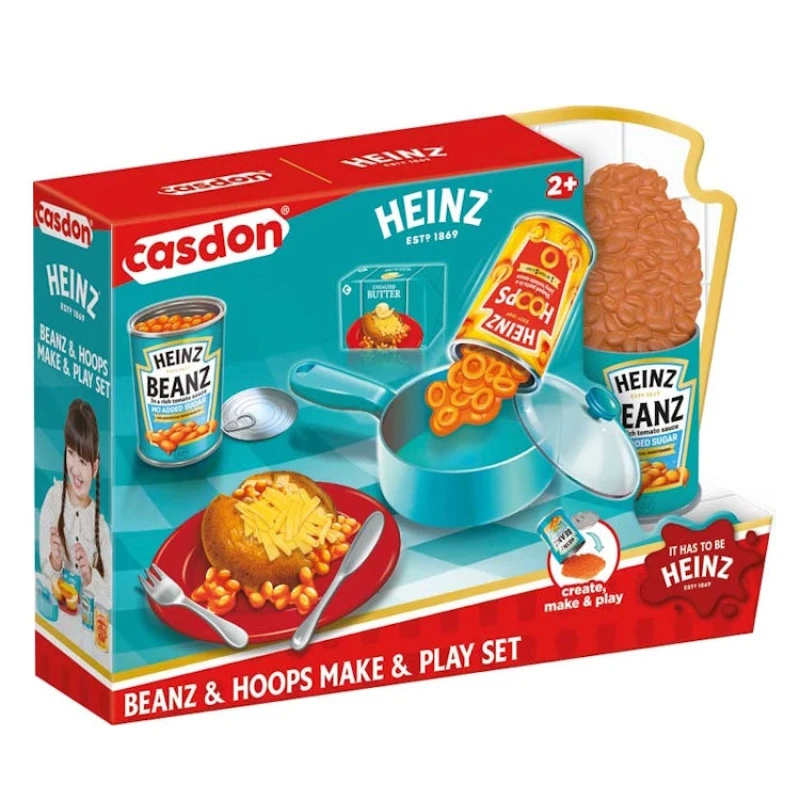 Image of Casdon Heinz Toy Beanz Hoops Make & Play Food Set Casdon unisex One Size