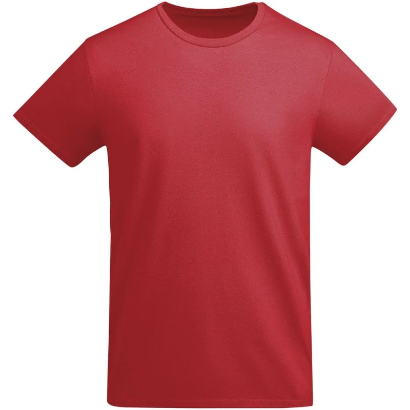 Image of ROLY ROLY Men Breda Plain T-Shirt Size: Small Red S Male 5063470395767