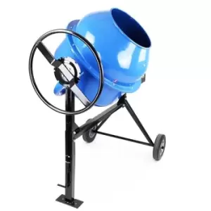 Image of Hyundai Portable Electric Cement Mixer 160 litre 230v 650w Concrete Mixer HYCM160