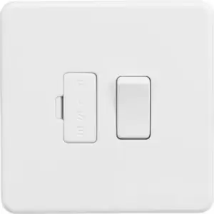 Image of KnightsBridge Screwless 13A Switched Fused Spur Unit - Matt White