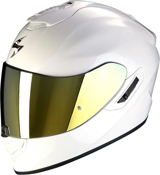 Image of Scorpion EXO-1400 Evo II Air Solid Pearl White Full Face Helmet Size S
