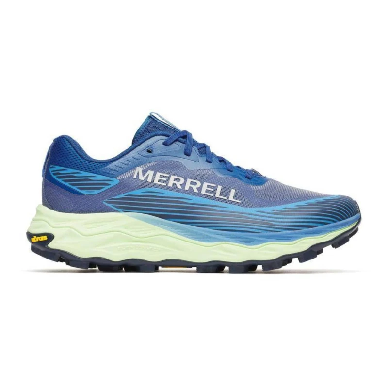 Image of Merrell Agility Peak 6 Shoes Blue Green SS26, Size 42 - EUR