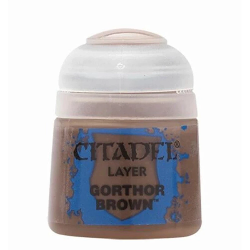 Image of Citadel Games Workshop Colour Layer: Gorthor Brown (12ml) Paint Multi