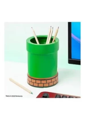Image of Super Mario Pipe Plant And Pen Pot