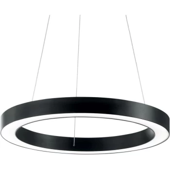 Image of Ideal Lux Oracle - Integrated LED Large Ceiling Pendant Black 3000K
