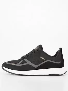 Image of BOSS Titanium Runner Trainers - Black, Size 11, Men