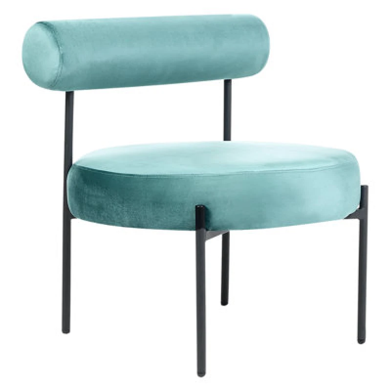 Image of Beliani Armchair Alpha Velvet Turquoise