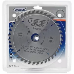 Image of Draper Expert TCT Saw Blade 190X30mmx40T