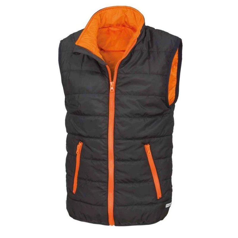 Image of Result Core Padded Body Warmer in Black Size: 2-3 Years Black Unisex 2-3 Years