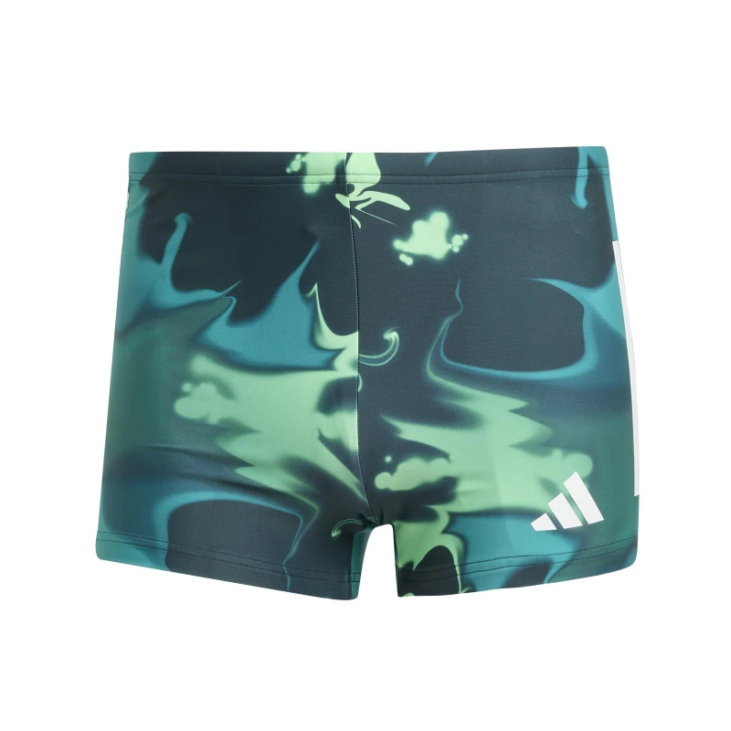 Image of adidas Graphic Swim Boxers Mens Aurora Ivy male S