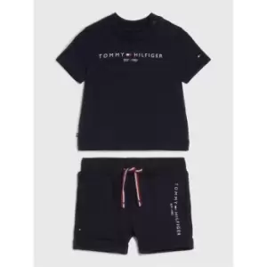 Image of Tommy Hilfiger Baby Essential Short Set - Blue