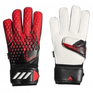 Image of adidas Predator Match Goalkeeper Gloves Fingersave - Black/Red