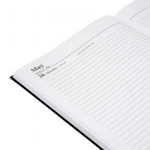 Image of Office 2020 Diary Day to Page Casebound and Sewn Vinyl Coated Board A4