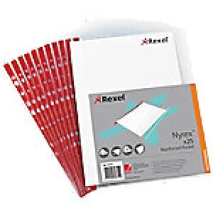 Image of Rexel Punched Pockets 12253 A4 Transparent Polypropylene 24 x 1 x 21cm 25 Pieces