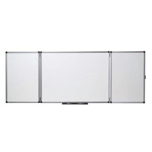 Image of Nobo Folding 1200 x 900mm Confidential Non Magnetic Whiteboard