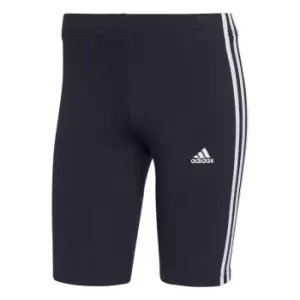 Image of adidas Essential 3 Stripe Shorts - Blue