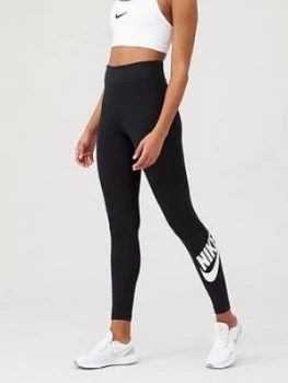 Image of Nike NSW Futura Leg-A-See Leggings - Black Size M Women