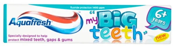 Image of Aquafresh My Big Teeth 6 Years Toothpaste 50ml