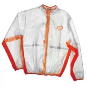 Image of FOX MX Fluid Rain Jacket, orange Size M orange, Size M
